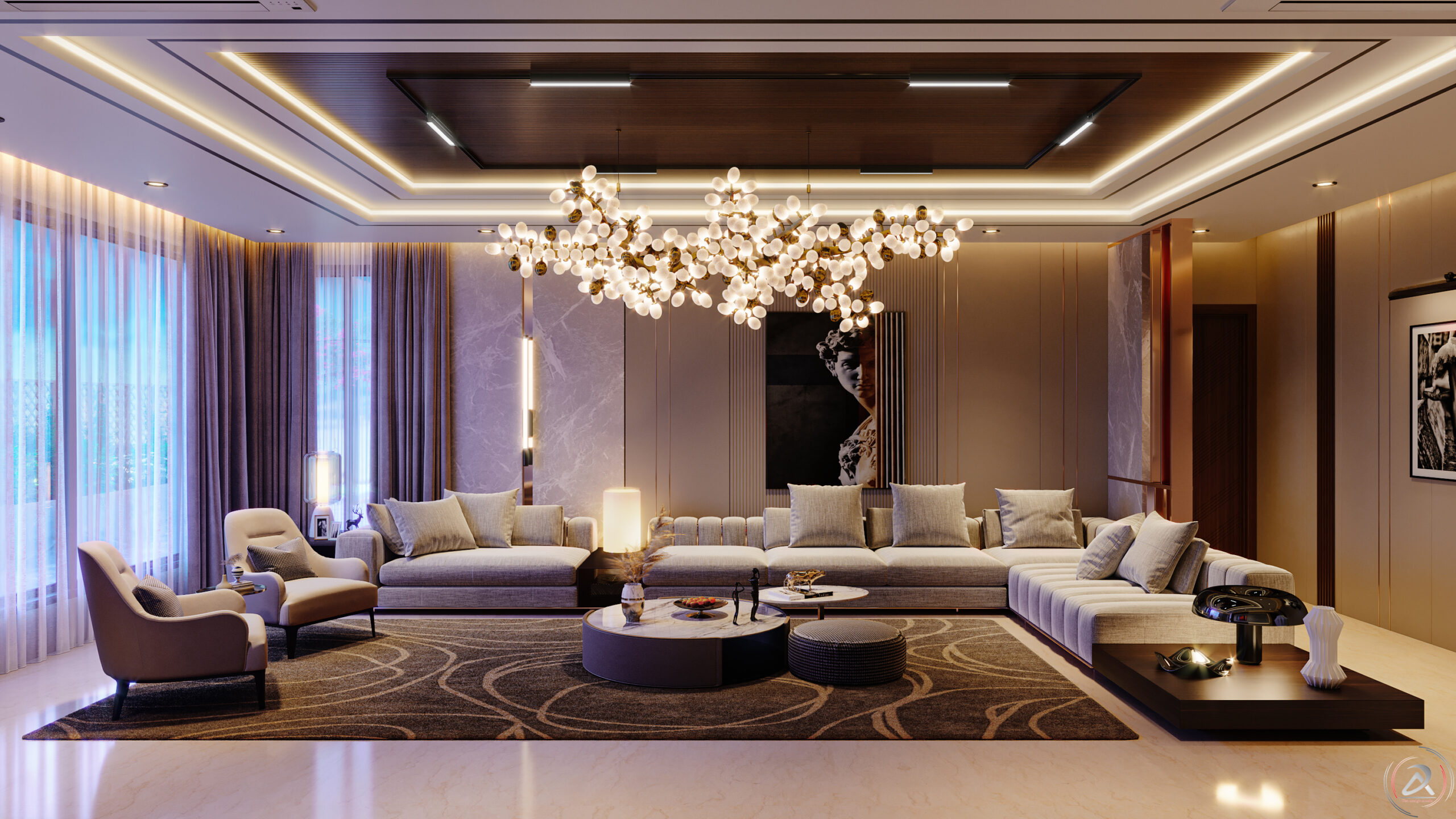 G floor_Living Room dusk